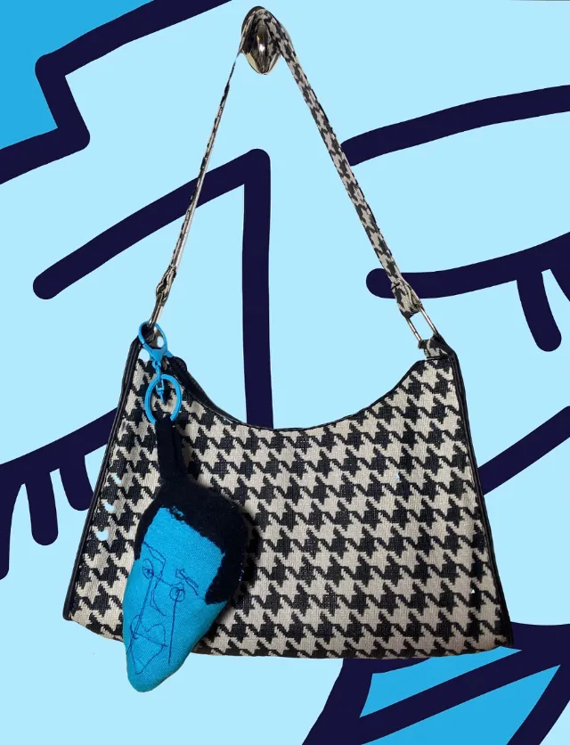 Face Card Bag Charm