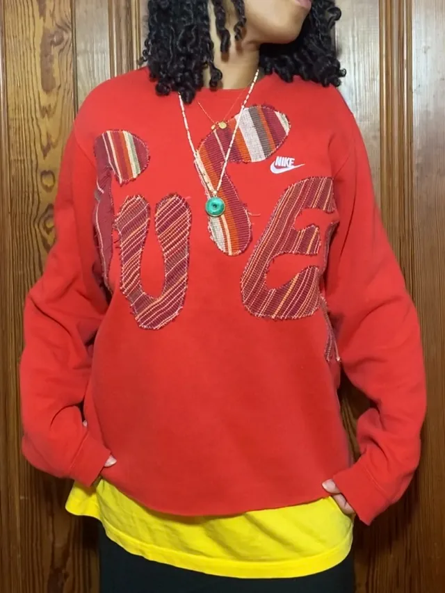 SUPER! Patchwork Sweatshirt